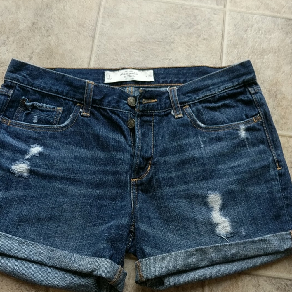 A&F jean shorts